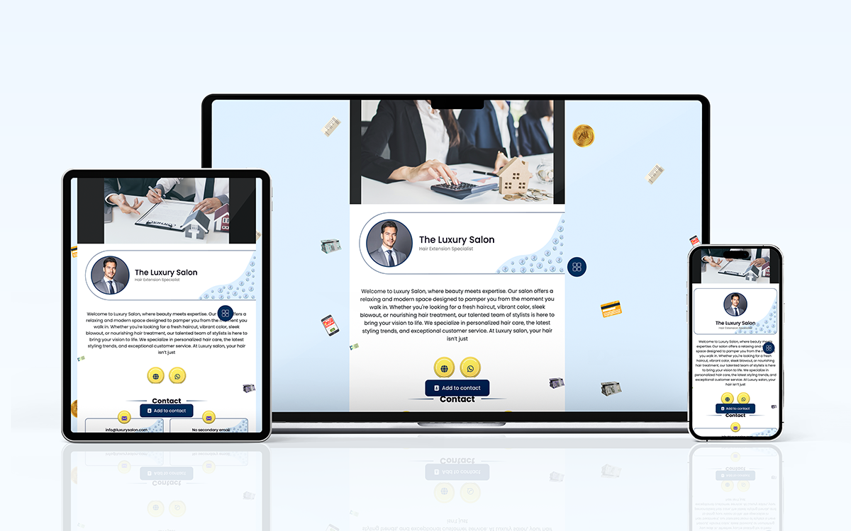 Banker mockup