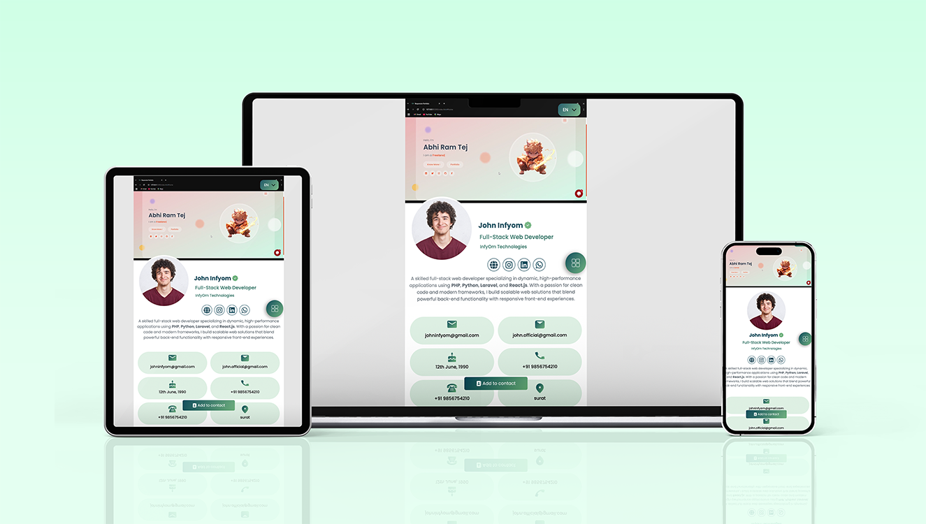 Professional mockup