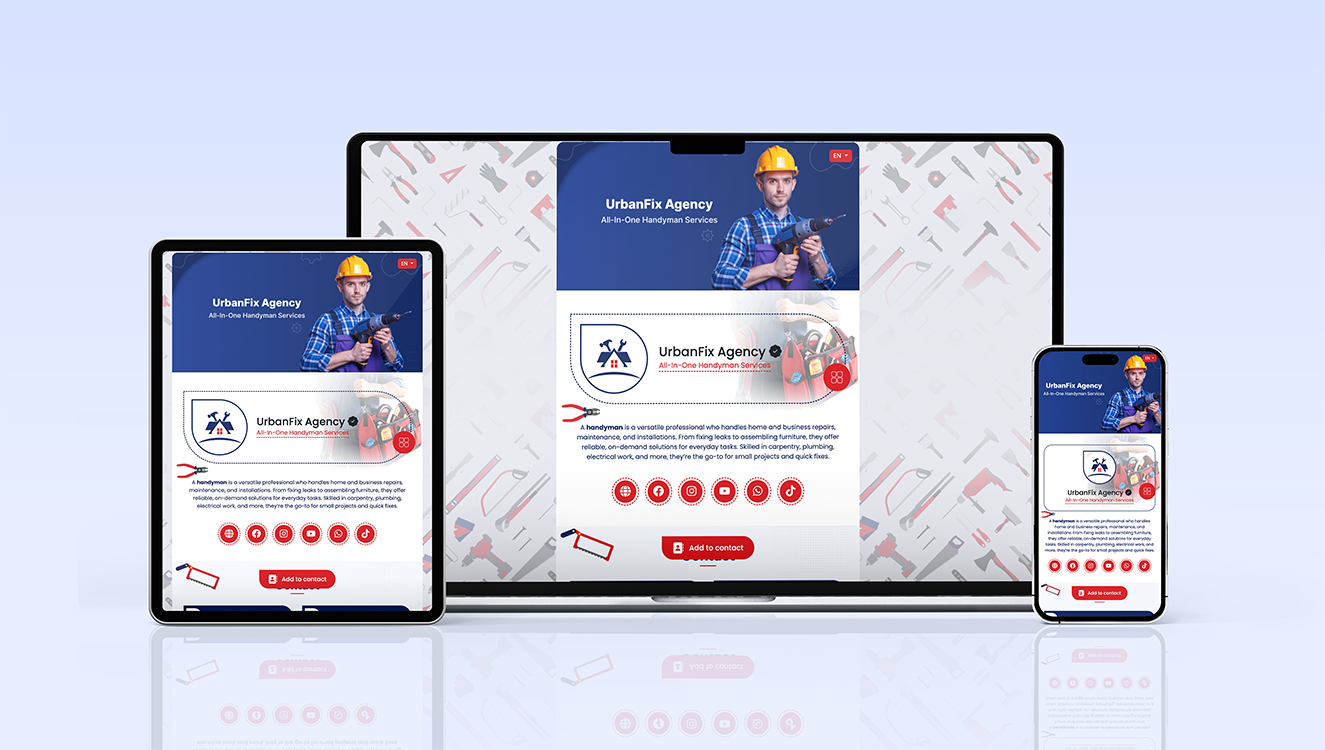 Handy Man mockup