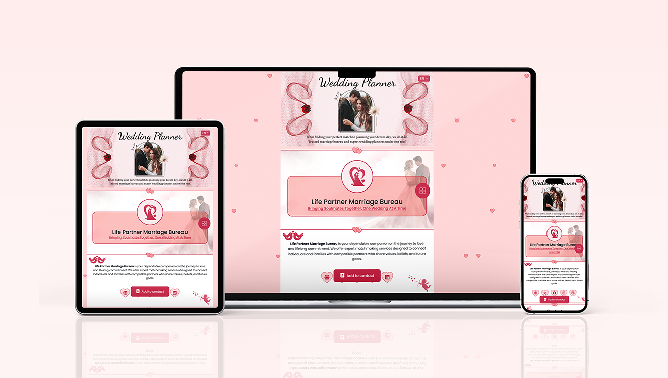 Marriage mockup